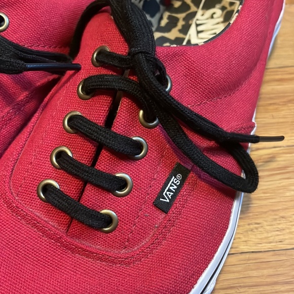 Men’s Red Vans - Picture 2 of 6